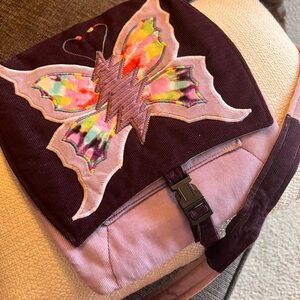 Colorful Butterfly Corduroy Bag Grateful Dead 50 Anniversary Fare Thee Well